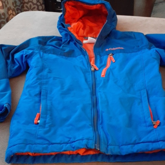 Boys Columbia Winter Coat Orange And 
